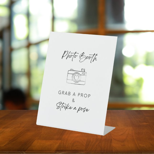 Foto Booth Wedding-Party-Tabletop-Unterzeichnung Sockelschild (Von Creator hochgeladen)