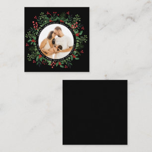 Foto Botanische Vegetation Weihnachten Mitteilungskarte