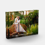 Foto "Braut und Groom Wedding Names"<br><div class="desc">Eleganter Braut- und Groom-Hochzeitblock - Foto</div>