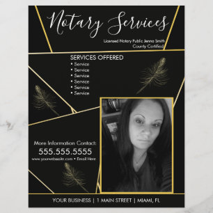 Foto-Business-Flyer für Notare Services Flyer