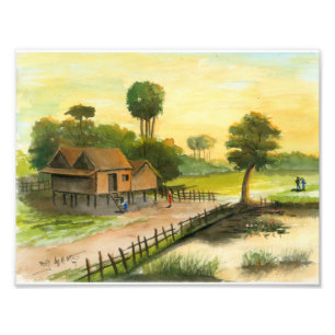 Foto Cambodian Village 1 von Vannak Anan Prum