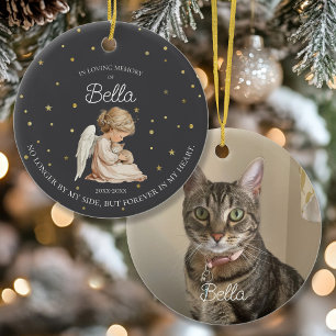 Foto Cat Pet Memorial Keramik Ornament