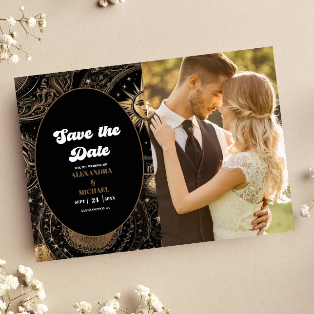 Foto Celestial Black Save The Date (Von Creator hochgeladen)