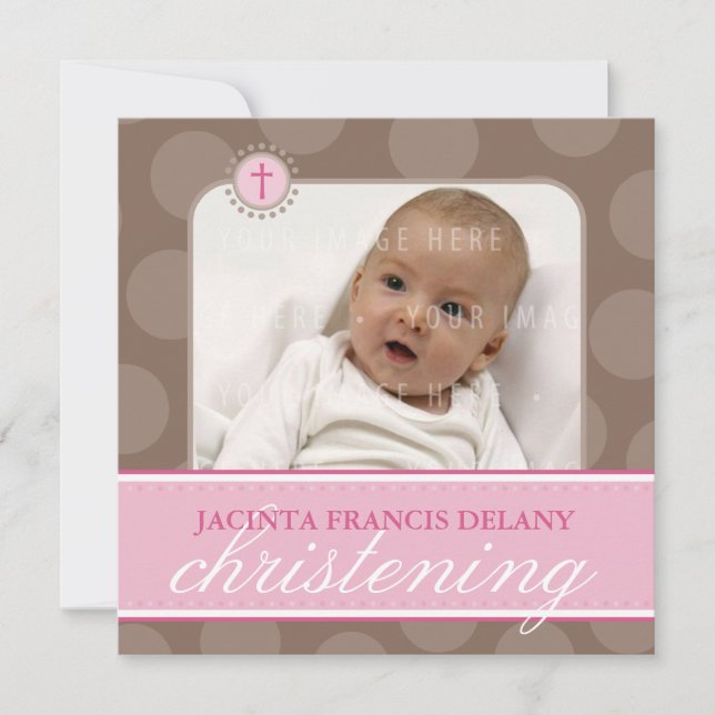 FOTO CHRISTENING ERSUCHT :: Punkt 1SQ Einladung (Vorderseite)