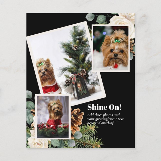 FOTO CHRISTMAS - Hinzufügen von 3 Fotos der Produk Flyer (Vorne)