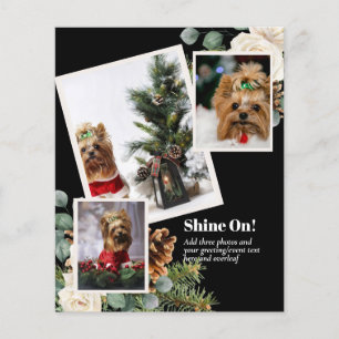 FOTO CHRISTMAS - Hinzufügen von 3 Fotos der Produk Flyer