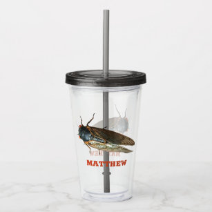 Foto Cicada Bug, Insekt Personalisiert Acryltrinkbecher