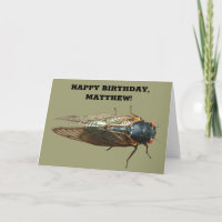 Foto Cicada Bug, Insekt Personalisiert Geburtstag