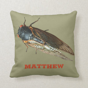 Foto Cicada Bug, Insekt Personalisiert Kissen
