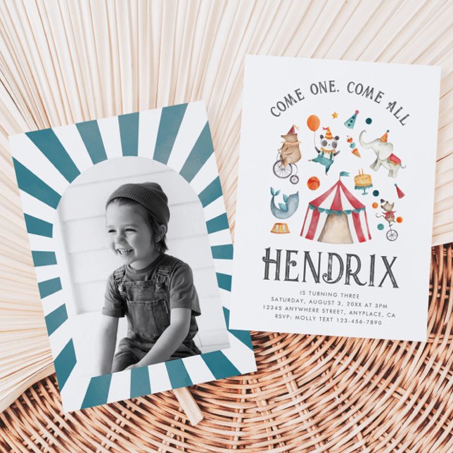 Foto Circus Geburtstag Einladung | Karneval (Von Creator hochgeladen)