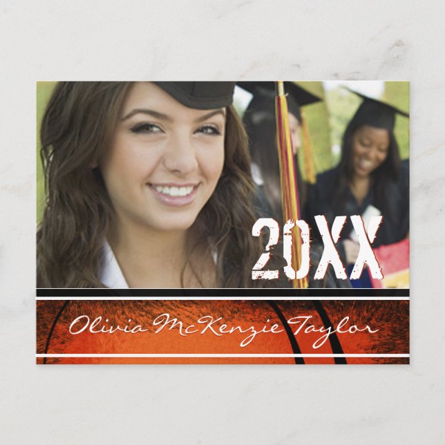 Foto Class of Abschluss Open House Einladungspostkarte (Vorderseite)