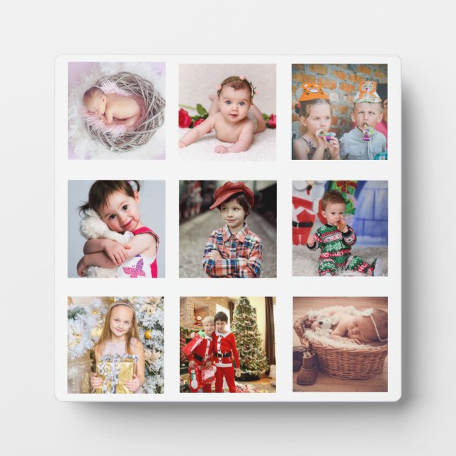 Foto Colage Plaque - JEDE Gelegenheit Fotoplatte (Vorderseite)