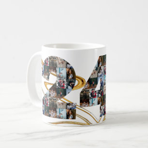 Foto Collage 24 Jahre Geschenke pro Jahr Kaffeetasse