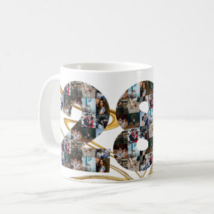 Foto Collage 28 Jahre Jubiläumsgeschenke nach Jahr Kaffeetasse