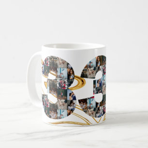 Foto Collage 33 Jahre Jubiläumsgeschenke pro Jahr Kaffeetasse