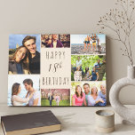 Foto Collage 7 Bild Beige Braun 18. Geburtstag Leinwanddruck<br><div class="desc">Say Happy 18. Geburtstag mit einem maßgeschneiderten Leinwand. Die Fotovorlage ist Set für Sie, 7 Ihrer Lieblings-Fotos hinzuzufügen, die in einer Foto-Collage um den Geburtstag Gruß angezeigt werden. Der Wortlaut lautet einfach "Happy 18. Geburtstag" in lässiger Typografie. "18." ist tatsächlich editierbar, wenn Sie dies für einen anderen Geburtstag wünschen. Dieses...</div>