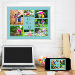 Foto Collage 7 Bilder Beste Tante je Himmel Blau Poster<br><div class="desc">Erstellen Sie Ihr eigenes Foto Collage Poster für den Besten Tante je. Die Worte "Beste Tante je" sind mit 7 Ihrer Lieblings-Fotos gerahmt. (Sie können auch "Tante" zu Tante, Nana, Mutter, Schwester, Freund etc. bearbeiten, wenn Sie möchten). Das Design ist himmelblau mit eleganter Typografie. Die Vorlage ist für Sie bereit,...</div>