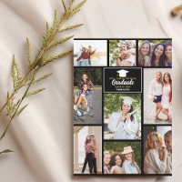 Foto Collage Abschluss Card für Senior Year Friend