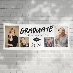 Foto-Collage Absolvent Grunge Abschlussjahrgang 20 Banner