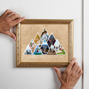 Foto Collage Adventure 25-jährige Paare Poster