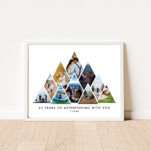 Foto Collage Adventure 25-jährige Paare Poster