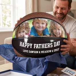 Foto-Collage Alles Gute zum Vatertag Personalisier Mini Basketball