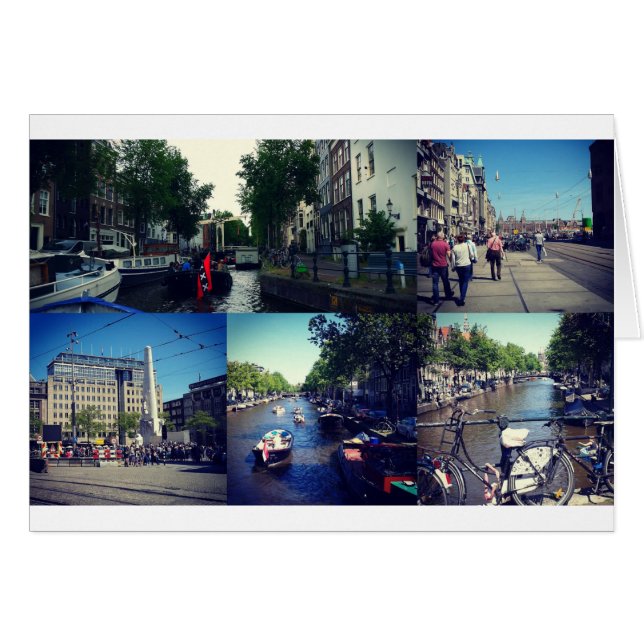 Foto Collage Amsterdam 1 (Vorderseite (Horizontal))