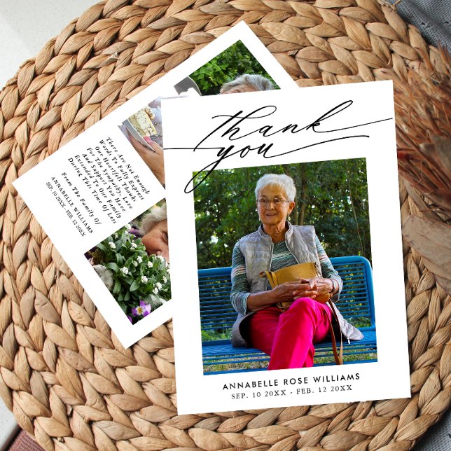 Foto Collage Beerdigung Dankeschön Karte (Von Creator hochgeladen)