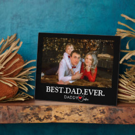 Foto-Collage "Best Daddy Ever" Fotoplatte