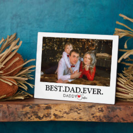 Foto-Collage "Best Daddy Ever" Fotoplatte