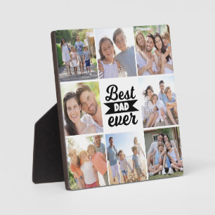 Foto-Collage   Bester Vater Aller Zeiten  Fotoplatte