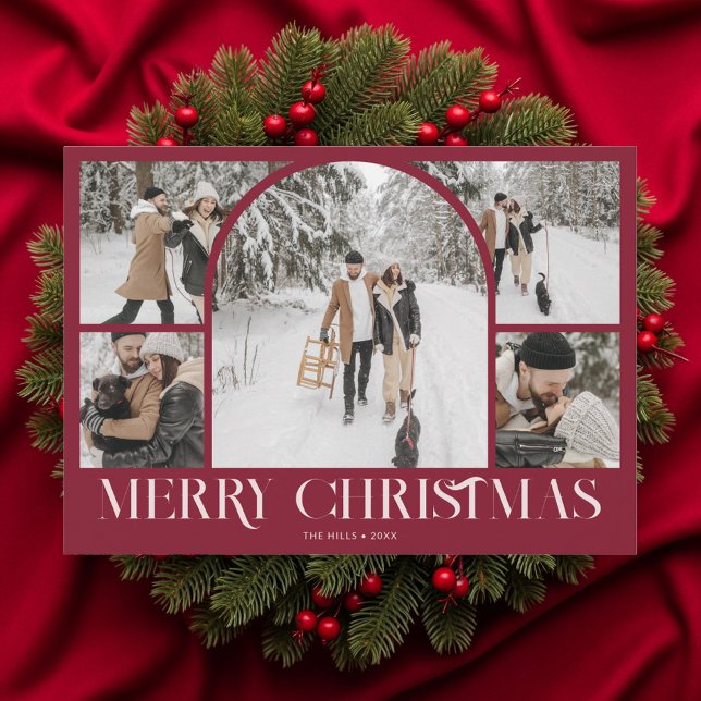 Foto-Collage-Bogen Frohe Weihnachten Vintage (Von Creator hochgeladen)