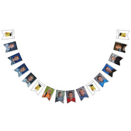 Foto Collage Class of Black Gold Abschluss Wimpelkette