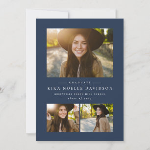 Foto Collage Classic Marine Abschluss Ankündigung