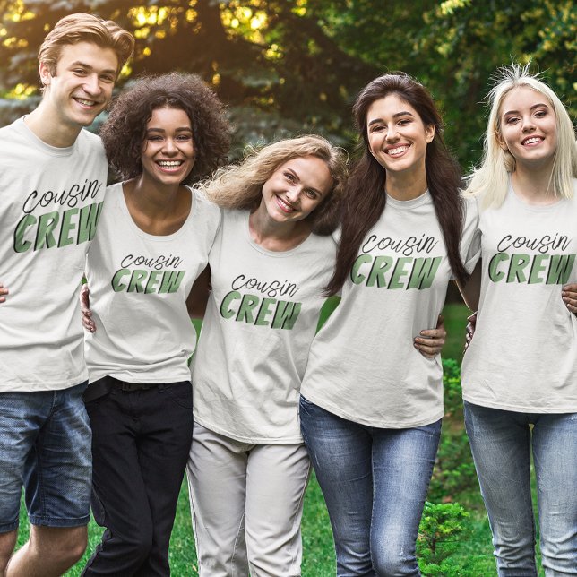 Foto Collage Cousin Crew T-Shirt (Von Creator hochgeladen)
