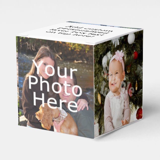 Foto Collage Custom Digital Picture Geschenkschachtel (Vorderseite)