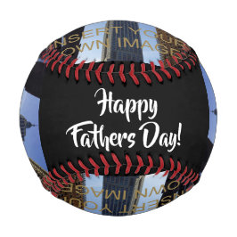 Foto Collage Custom Happy Vathers Day Baseball