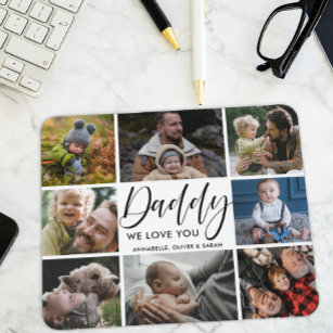 Foto Collage ''Daddy'' Wir Liebe Sie Mousepad