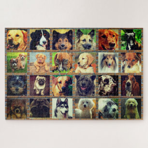 Foto Collage Dog Jigsaw Puzzle