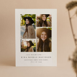 Foto Collage einfache Abschluss-Ankündigung