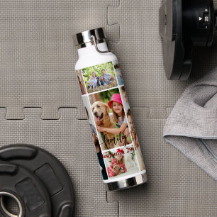 Foto-Collage Einfache Elegante Bild Wasserflasche Trinkflasche