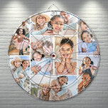 Foto Collage Einfaches Elegantes Bild Dartscheibe<br><div class="desc">Dieses personalisierte Dartboard verfügt über eine einfache 8-Foto-Collage, die es zu einem lustigen und sinnvollen Sake für jeden Anlass macht. Jeder Foto-Slot lasse Ihnen, Ihre Lieblingssendungen zu präsentieren - sei es Familienmomente, Urlaubsaufnahmen, Freunde, Haustiere oder alles andere, was ein Lächeln bringt. Ein großartiges Geschenk für den Vatertag, Muttertag, Geburtstag, Weihnachten...</div>