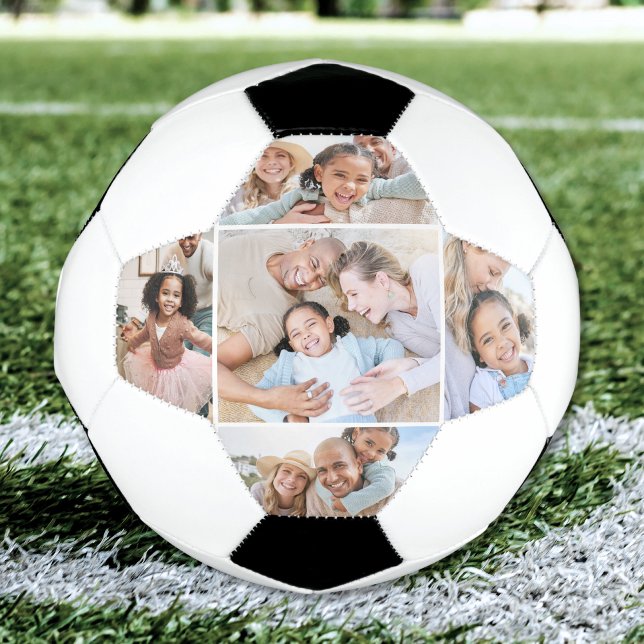 Foto Collage Einfaches Elegantes Bild Fußball (Photo Collage Simple Elegant Picture Soccer Ball)