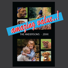 Foto Collage Fun Fab Monogram Magnet