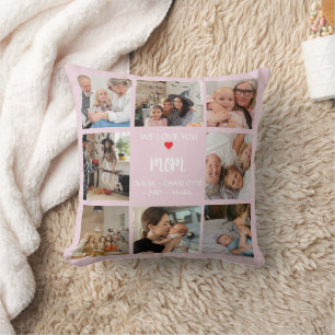 Foto Collage Geschenkkissen für Mama - Album-Foto Kissen
