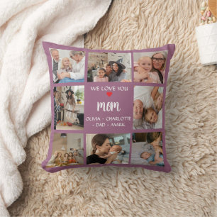 Foto Collage Geschenkkissen für Mama - Album-Foto Kissen
