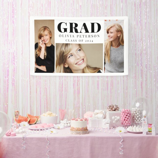 Foto Collage Graduate Class of 2023 Banner (Party)