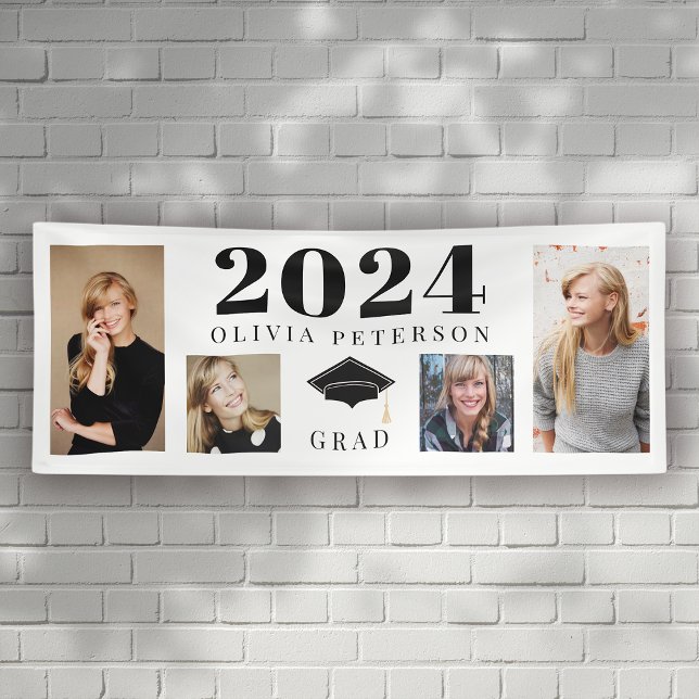 Foto Collage Graduate Class of 2024 Banner (Von Creator hochgeladen)