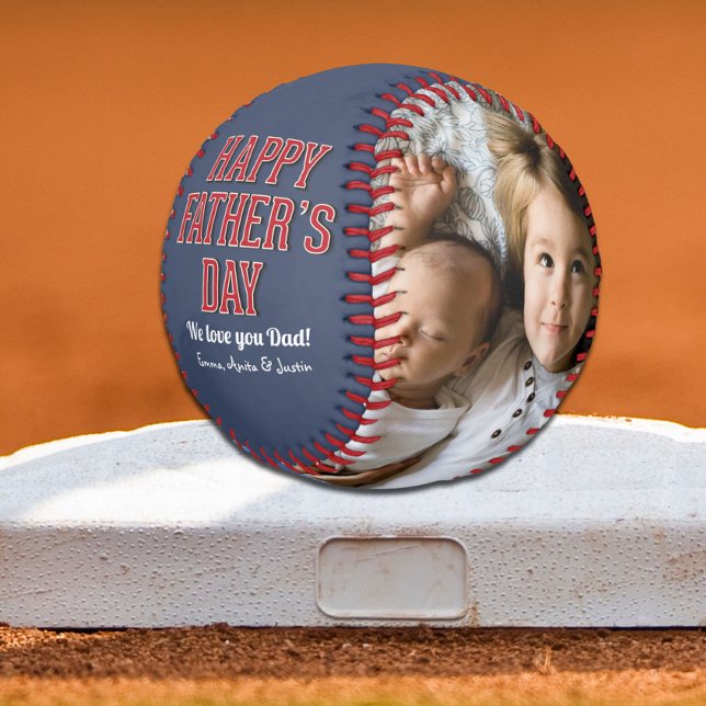 Foto Collage Happy Vatertag Baseball (Von Creator hochgeladen)