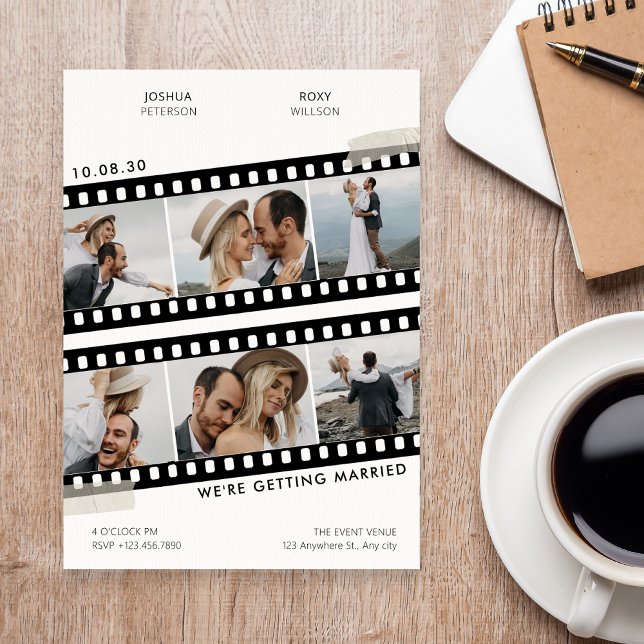 Foto Collage Hochzeit Einladung (Von Creator hochgeladen)